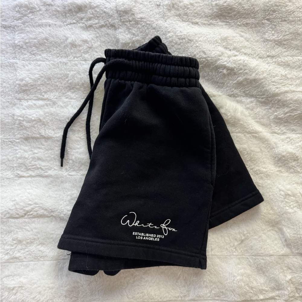 White Fox Sweat Shorts